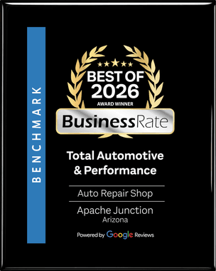 BusinessRate Best of 2026 Award Winner — Total Automotive & Performance, Auto Repair Shop in Apache Junction, Arizona